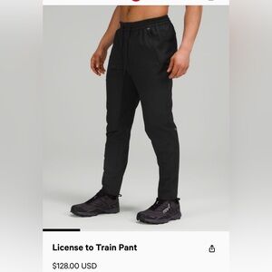 Lululemon License to train pants black